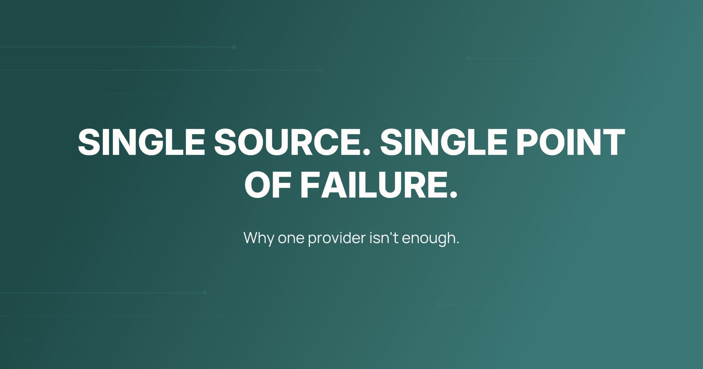 What Happens When Your Enrichment Tool Only Checks One Database