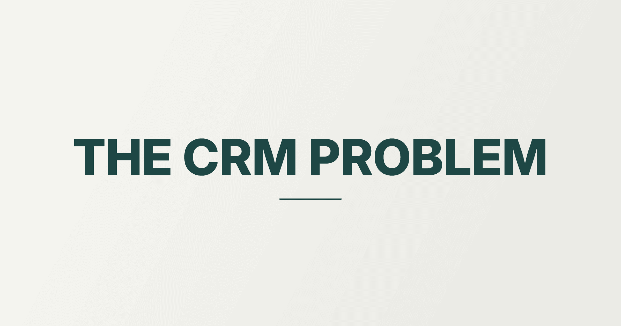 Why Your Sales Team Ignores the CRM (and How to Fix It)