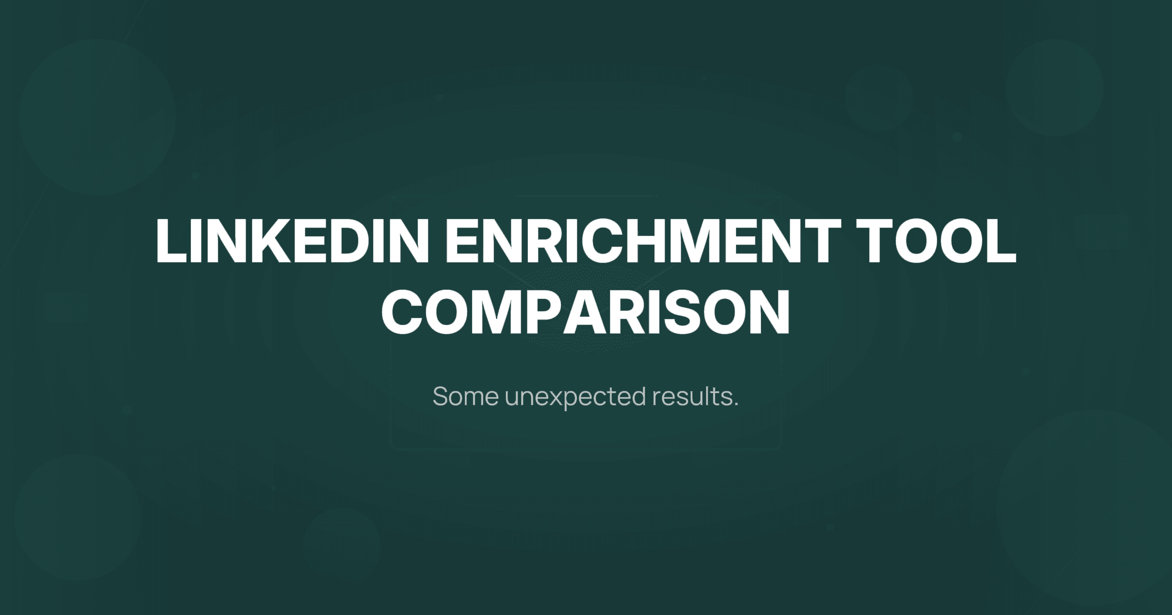 LinkedIn Enrichment Tool Comparison: We Tested Apollo, Lusha, and ShareCo SalesSync on 25 Real Profiles